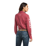 Ariat Team Kirby Long Sleeve Persian Red