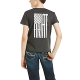 Ariat US of A Short Sleeve Charcoal Heather
